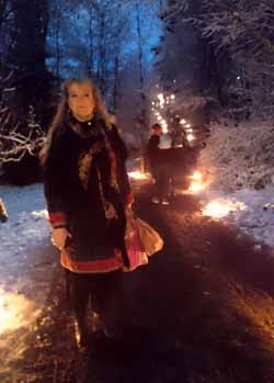 Lena Lindholm i Forslunda 2014